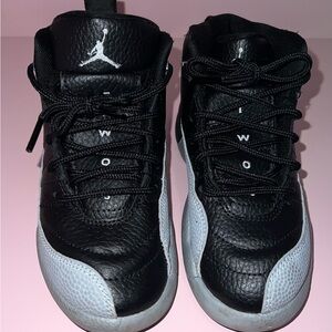 Jordan Kids Black and Gray Low-Top Sneakers